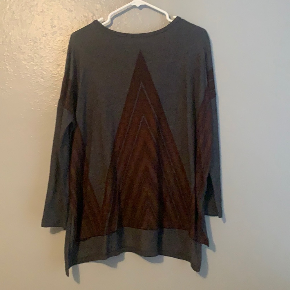 Dark Grey Long Sleeve Sweater